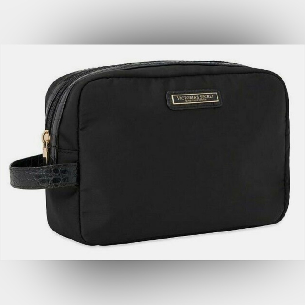 Victoria's Secret Black Lily Cosmetic Carry-all Case